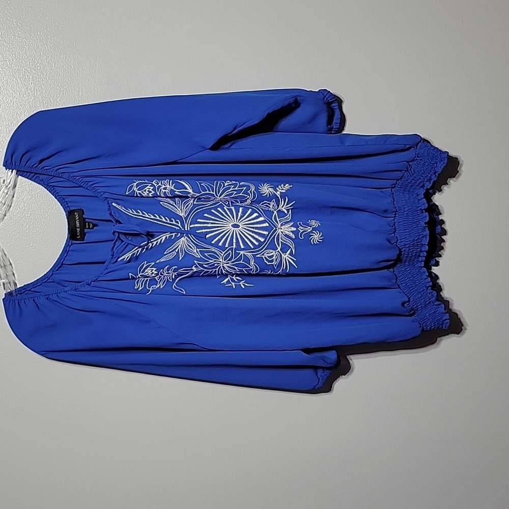Lane Bryant Women's shirt- size 22/24 - Festival, beachy, coastal grandma, baggy